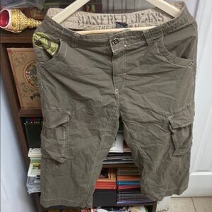 Vintage Manfred Jeans Men's Tan Cargo Shorts